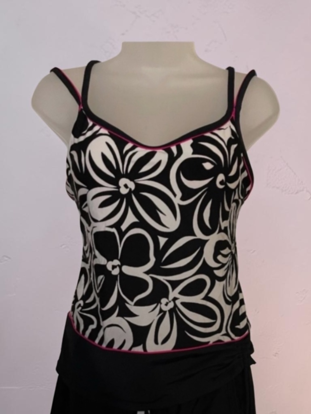 Bikini set Jamaica Bay bikini tankini size 12,Ocean dreams swim skirt size 10 - Picture 2 of 8